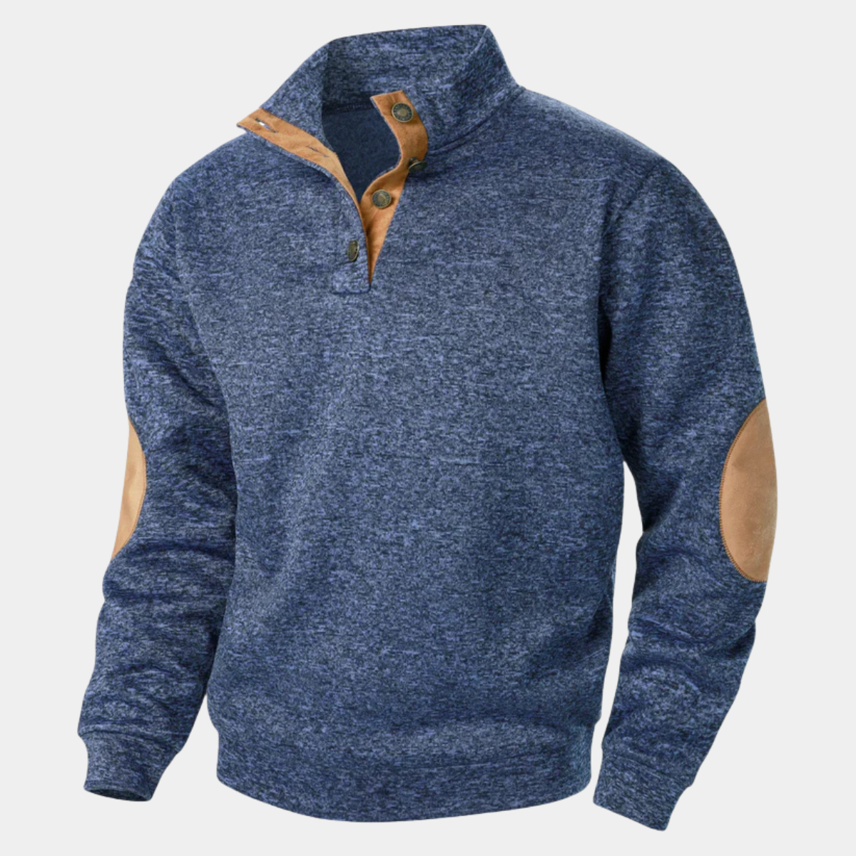 The Tarvisio Men’s Knitted Heritage Jumper with Elbow Patches