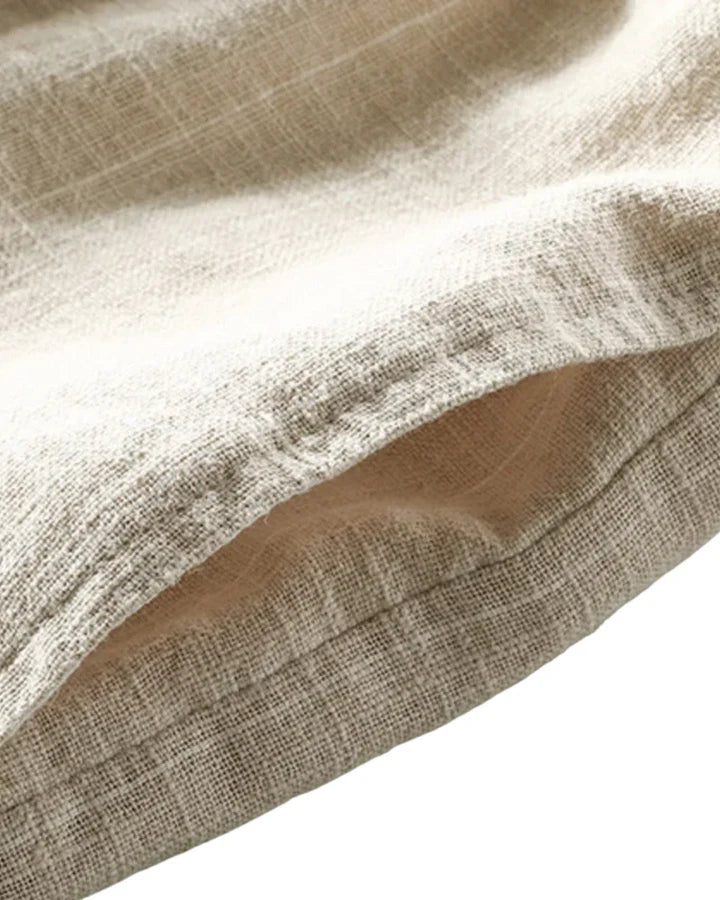 The Boulder Men's Striped Linen Drawstring Summer Shorts
