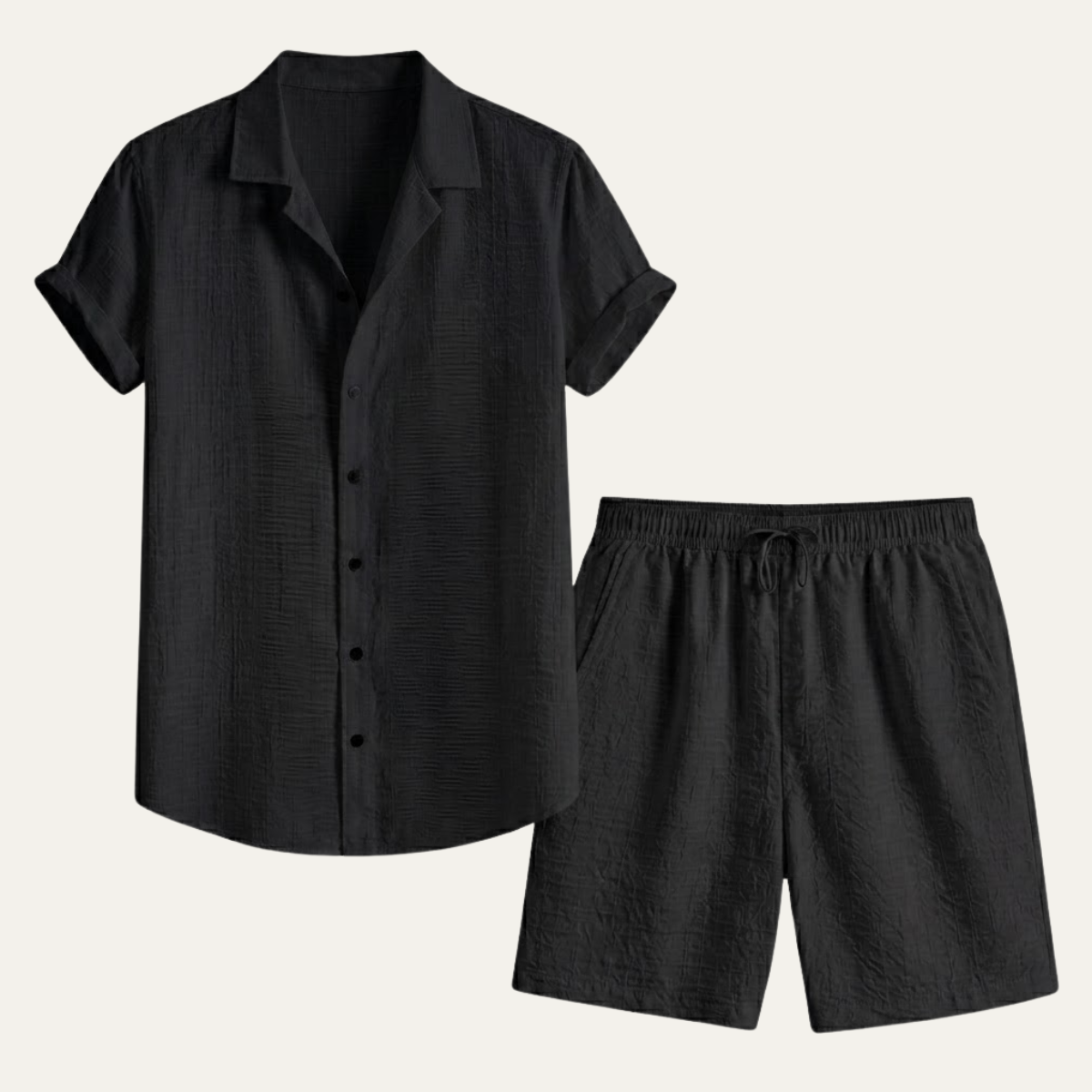 The Taranto Men’s Summer Beach Set – Shirt and Shorts