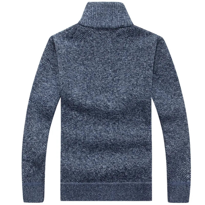 The Primrose Men's Half Zip Mock Neck Jumper