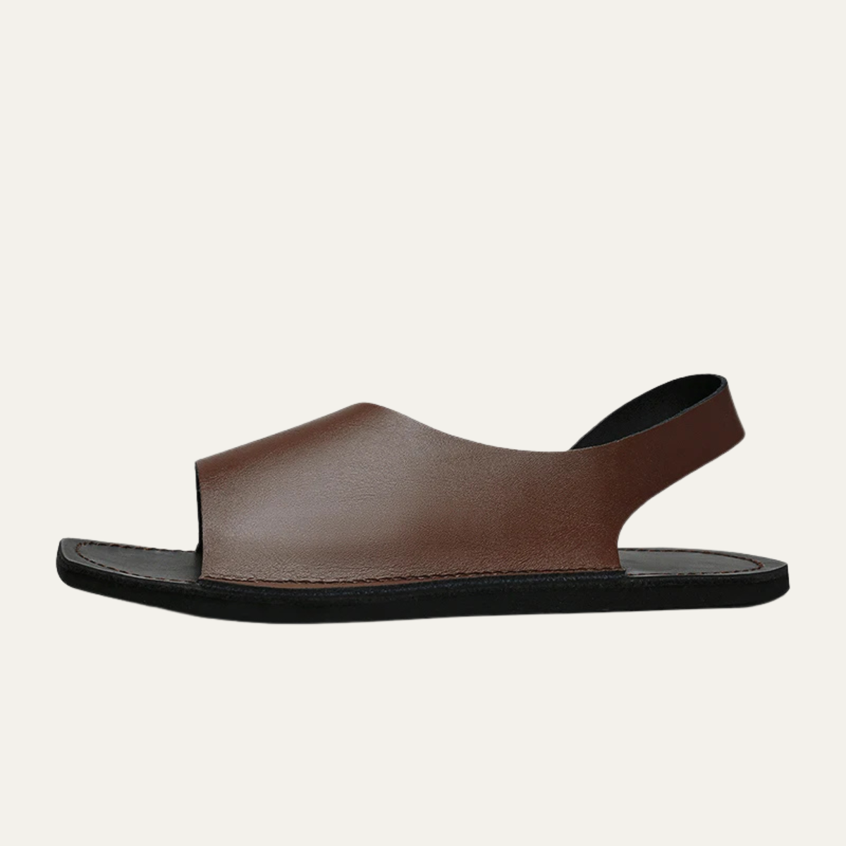 The Gaiole Men’s Open Toe Casual Leather Slingback Sandals