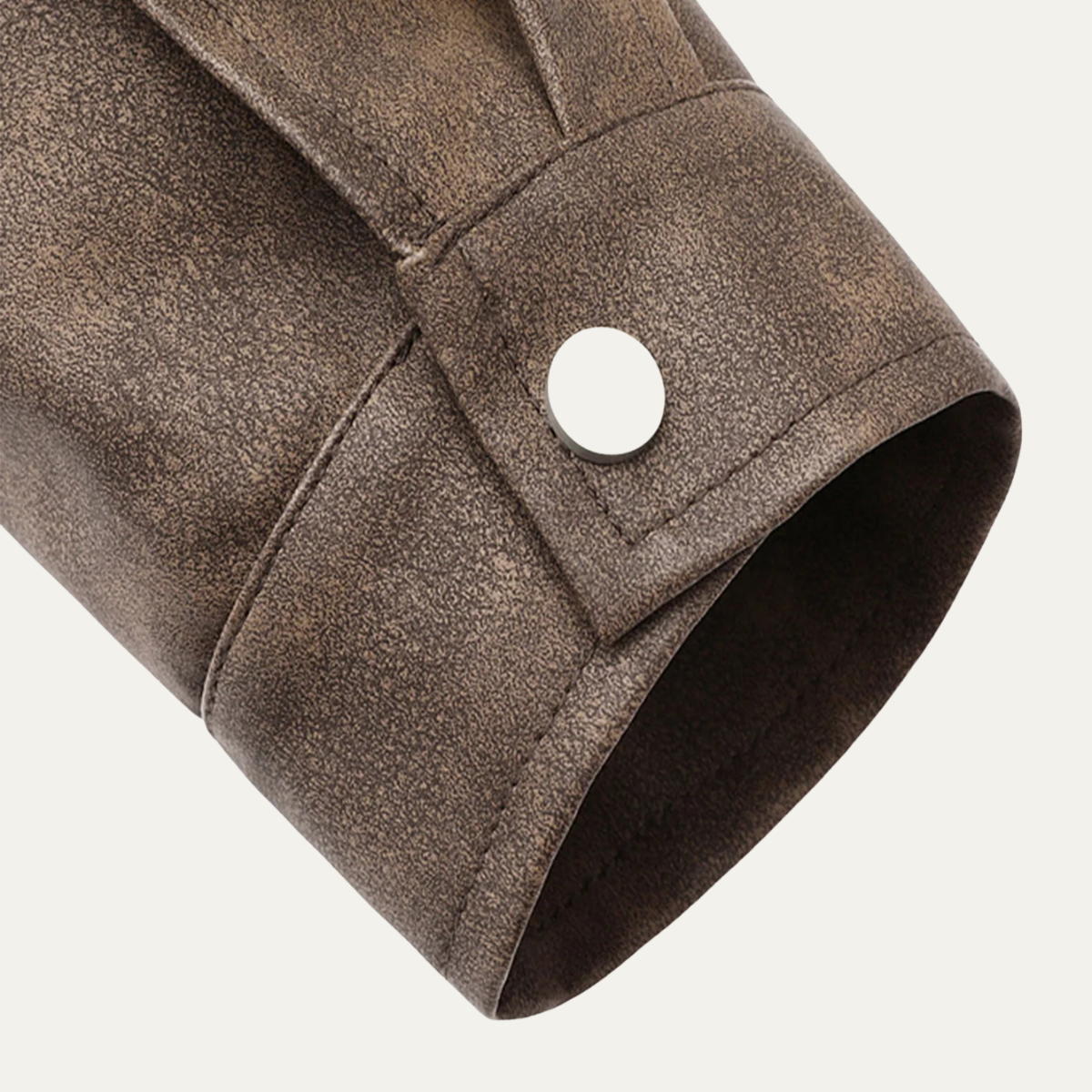 Men’s Zip Up Casual Biker Leather Jacket