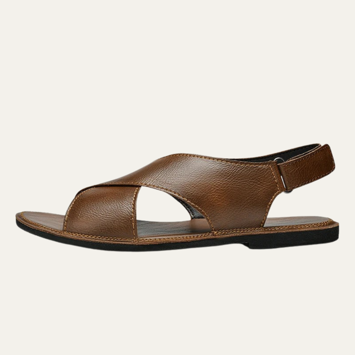 The Cannobio Men’s Slingback Open Toe Casual Leather Sandals