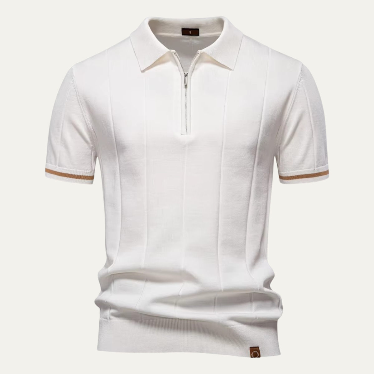 Men’s Quarter Zip Polo Shirt