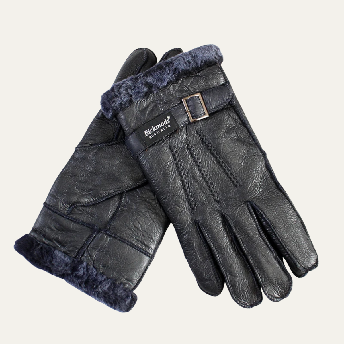 The Brenton Men’s Sheepskin Fur Winter Gloves