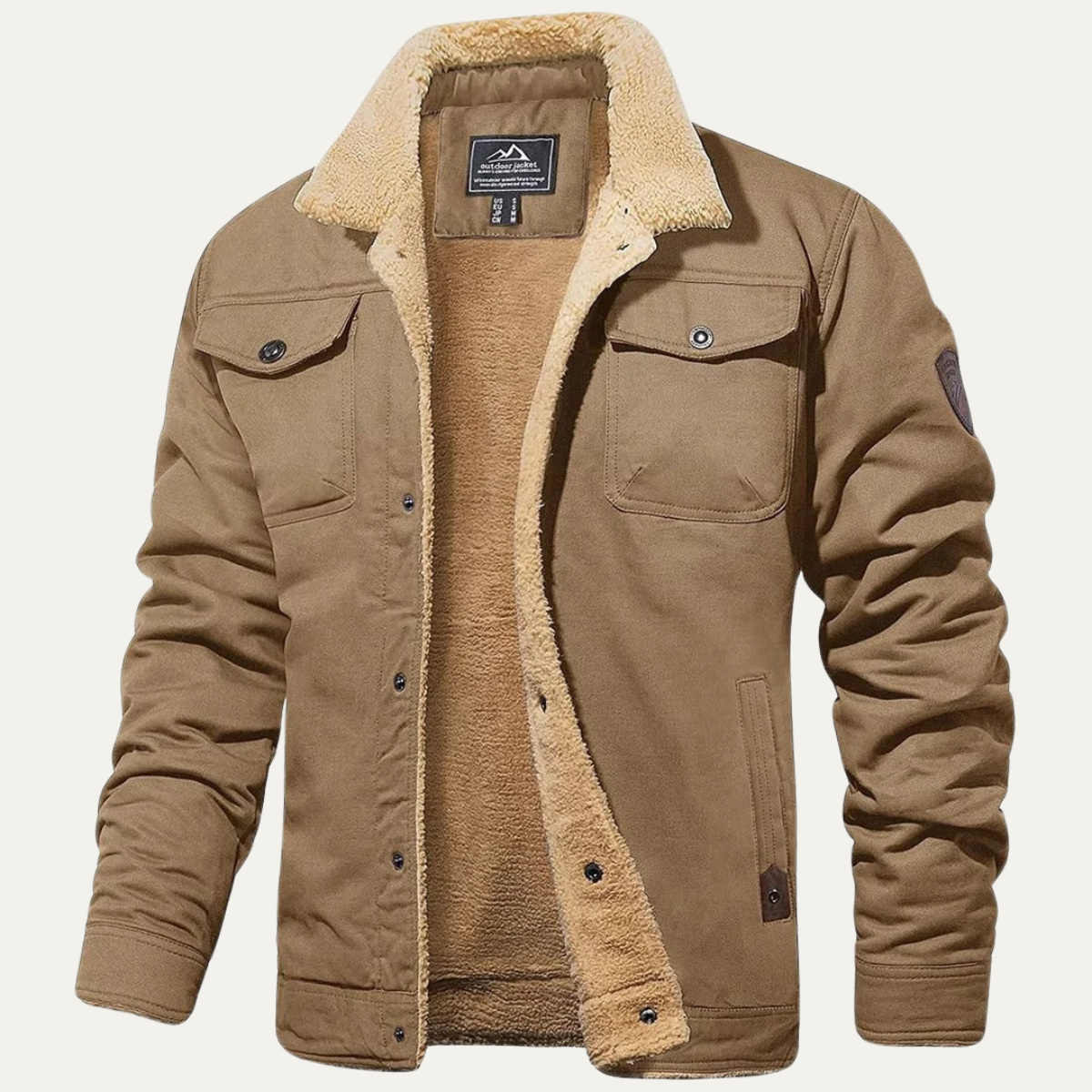 The New York Warm Fleece Lined Winter Coat for Men