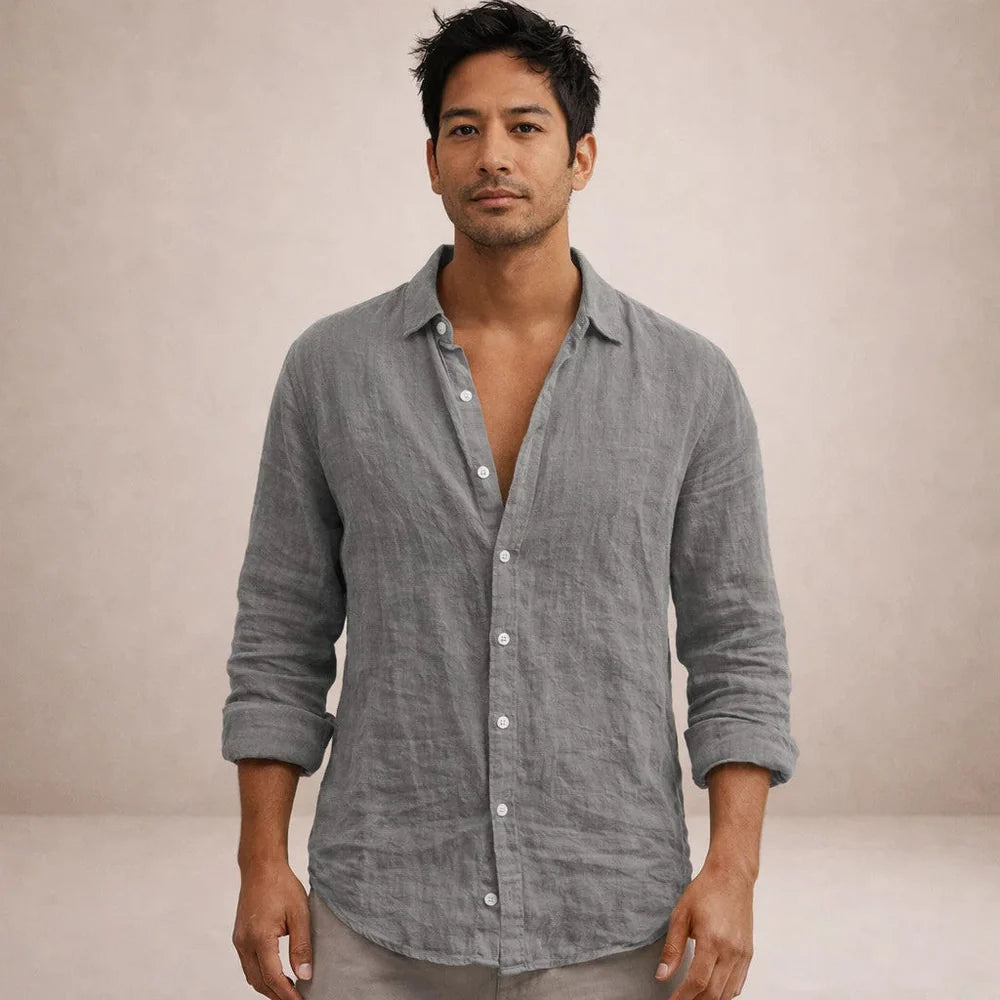 The Manchester Men's Lightweight Linen Shirt