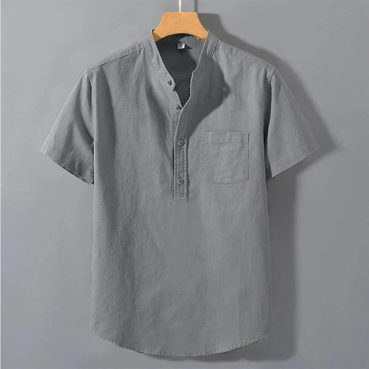 The Shrewsbury Men’s Lightweight Cotton Linen Short Sleeve Shirt