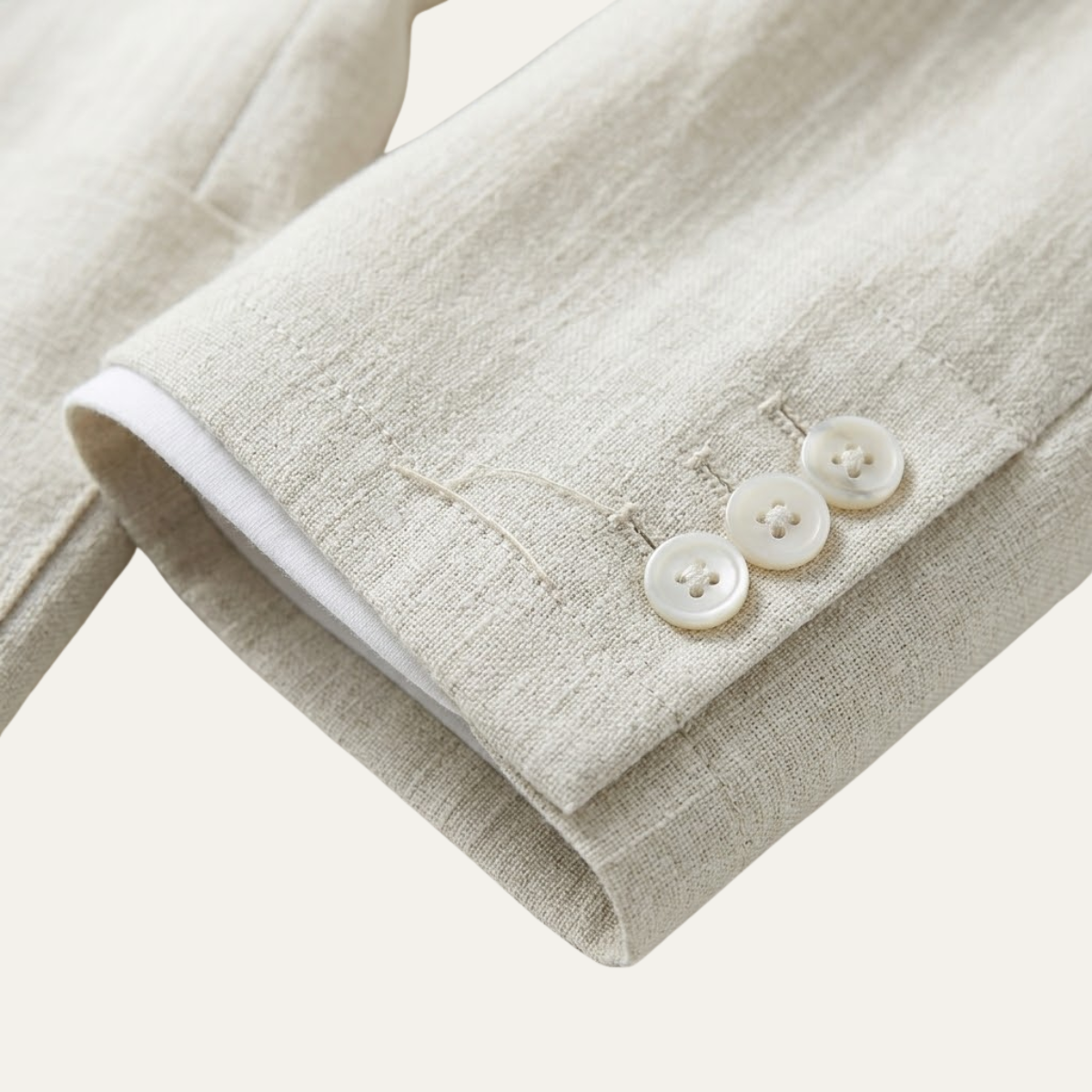 The Recco Men’s Single Breasted Summer Linen Blazer Jacket