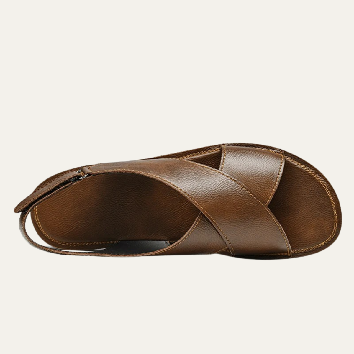 The Cannobio Men’s Slingback Open Toe Casual Leather Sandals