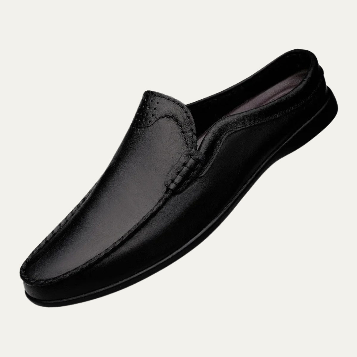 The Varenna Men’s Casual Mule Leather Loafers