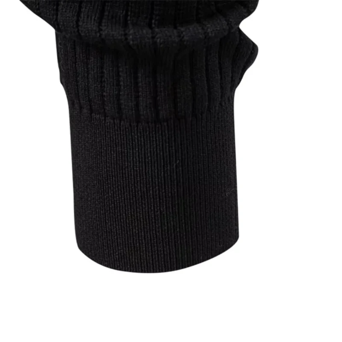 The Taormina Men's Ribbed Henley Knit Jumper