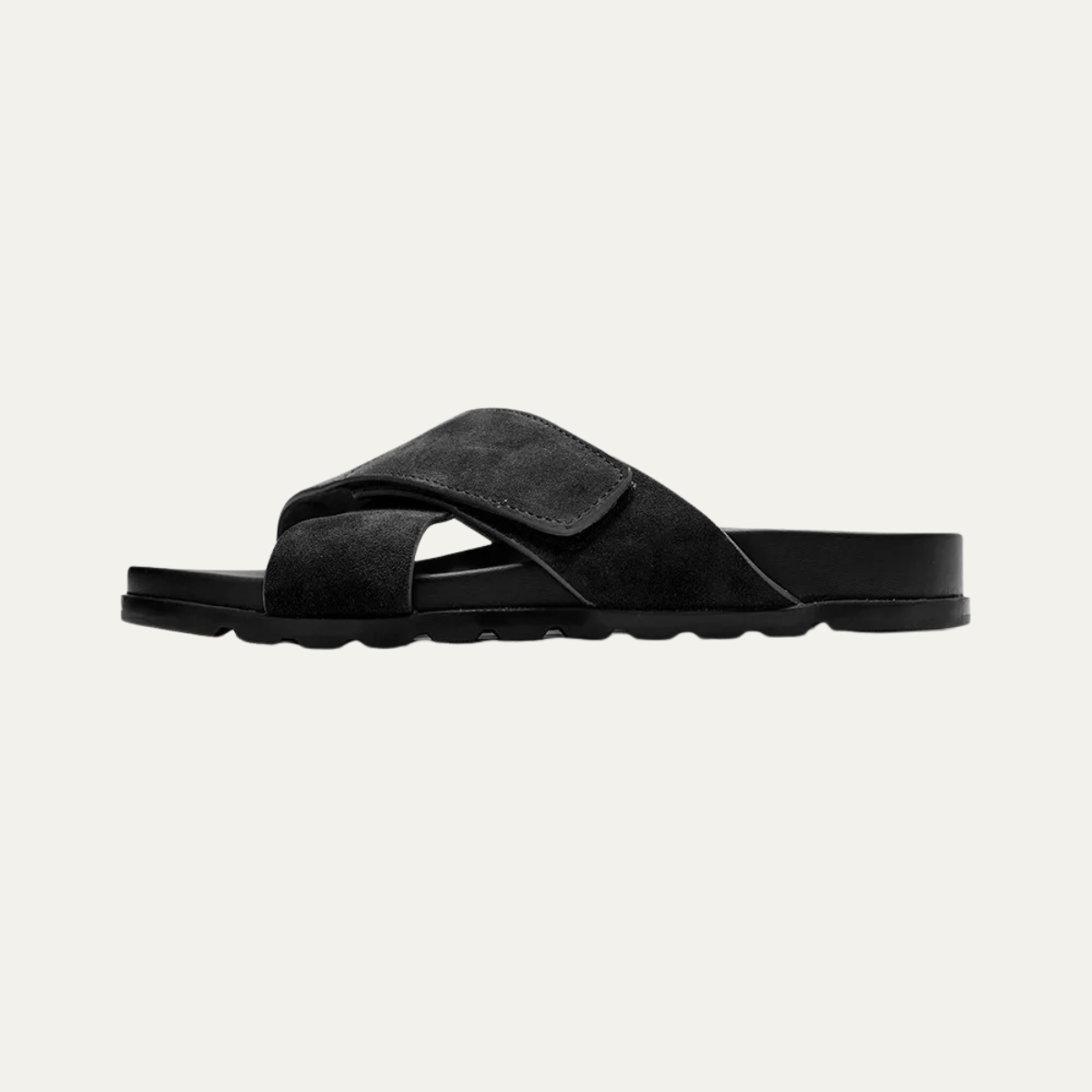 The Sheffield Men’s Cross Strap Slide Sandals