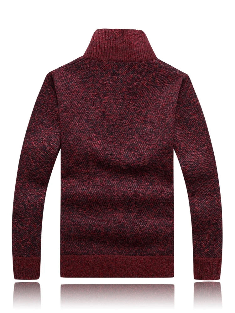 The Primrose Men's Half Zip Mock Neck Jumper