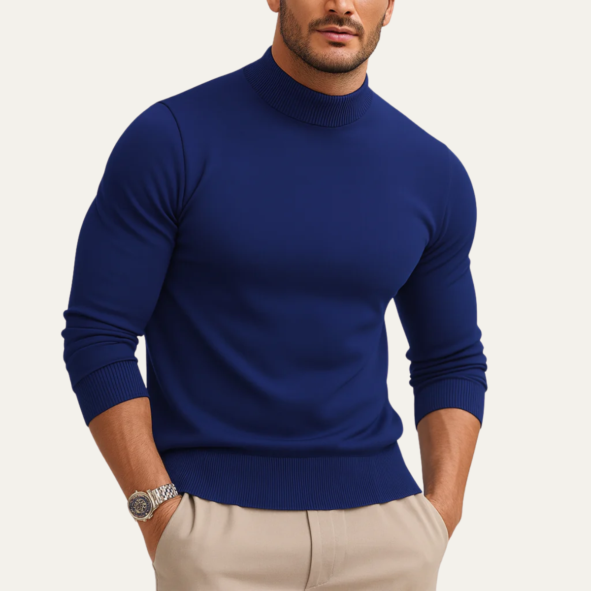 Men's Casual Crew Neck Jumper