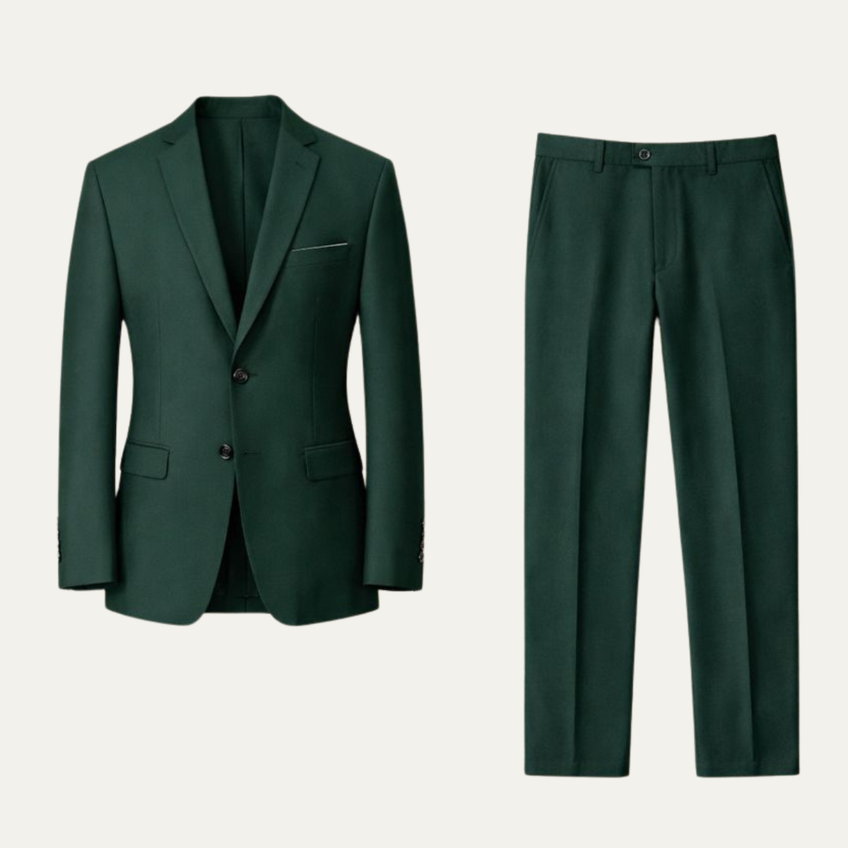 The Campobasso Men’s 2 Piece Suit – Timeless Formal Wedding & Business Suit Set