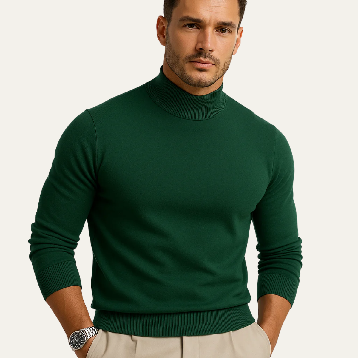 Men's Casual Crew Neck Jumper