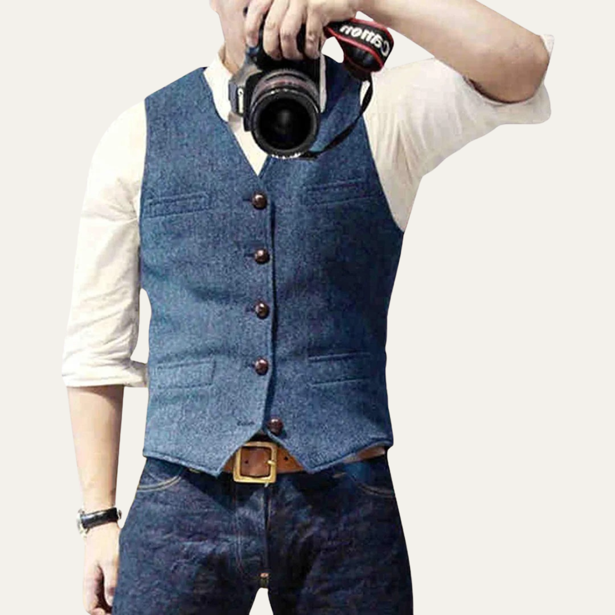 The St. Andrews Men's Elegant Button Up Vintage Waistcoat
