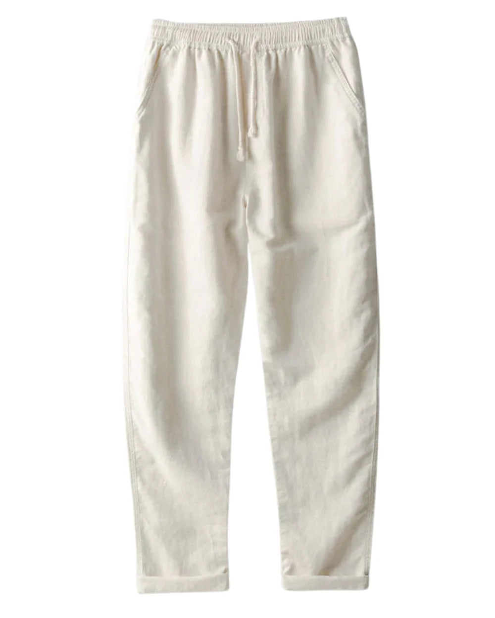 The Brentwood Men's Short Sleeve Linen Shirt & Drawstring Trousers Set