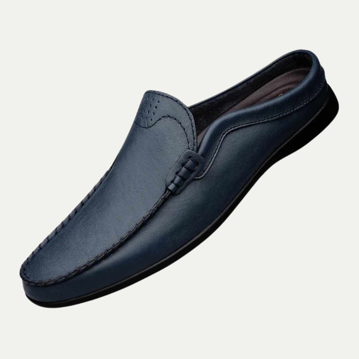 The Varenna Men’s Casual Mule Leather Loafers