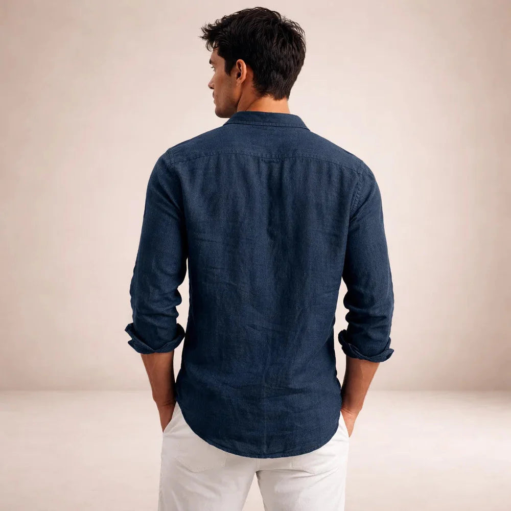 The Manchester Men's Lightweight Linen Shirt