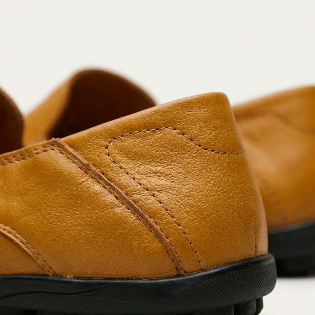 The Palermo Leather Loafers - Breathable Summer Slip On Shoes