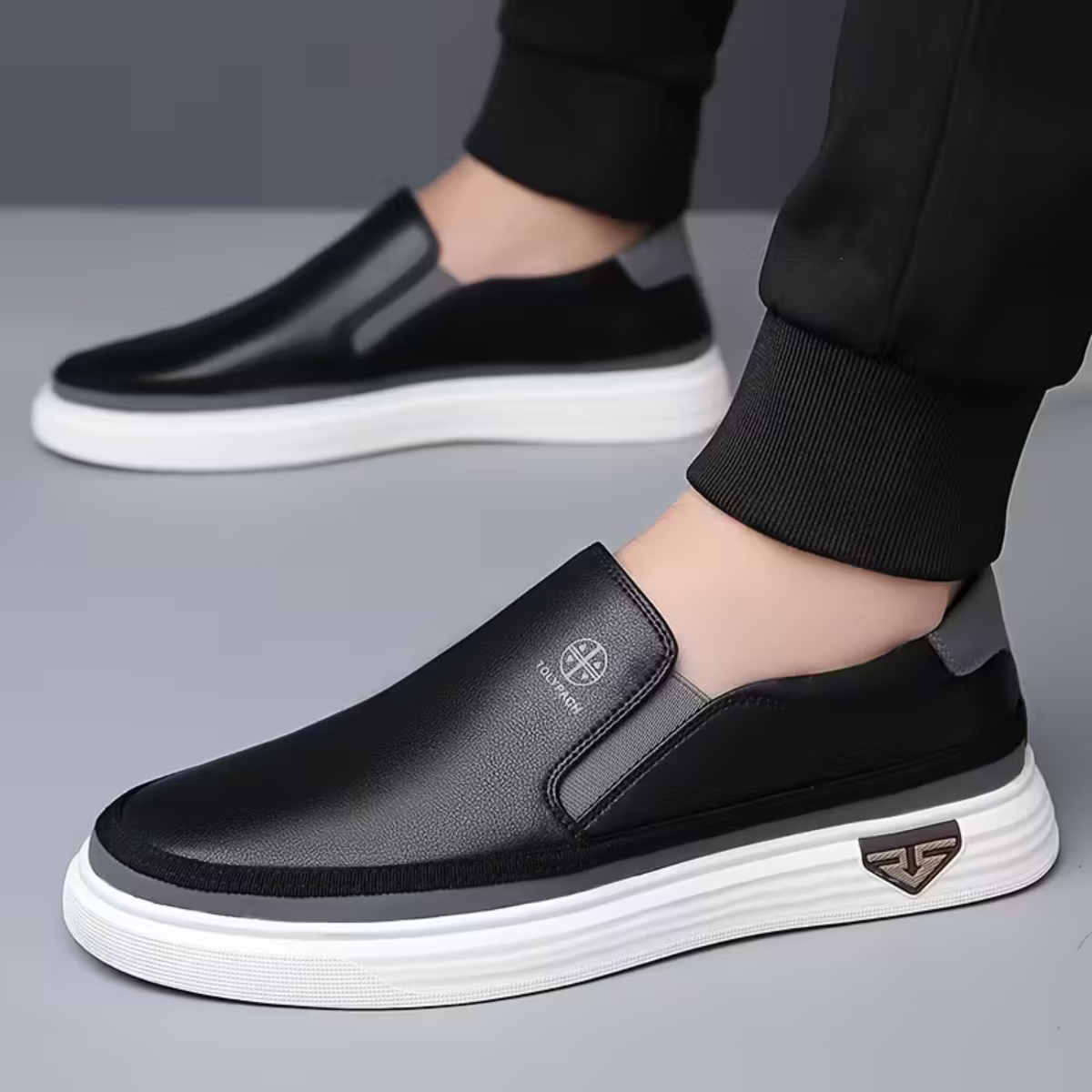 The Genova Men’s Lightweight Non Slip Casual Loafers