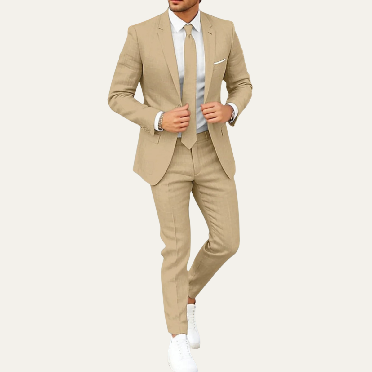 Men’s Lightweight Formal Wedding & Business Suit Set