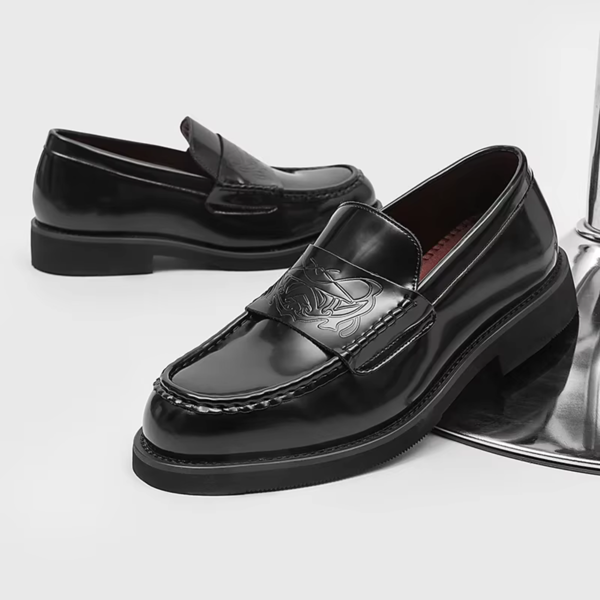 The Laglio Men’s Business Slip On Leather Dress Shoes