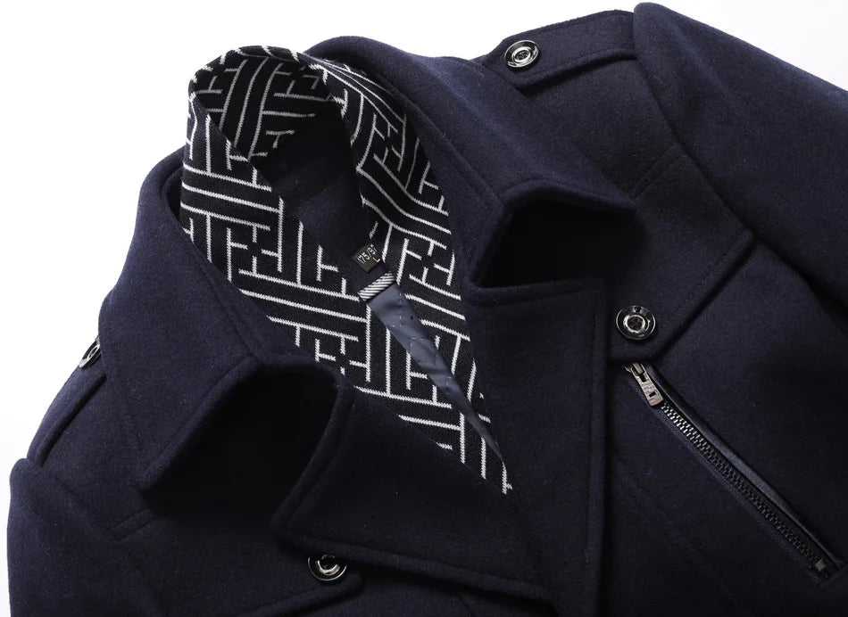 The Dulwich Men's Mid Length Slim Fit Winter Coat