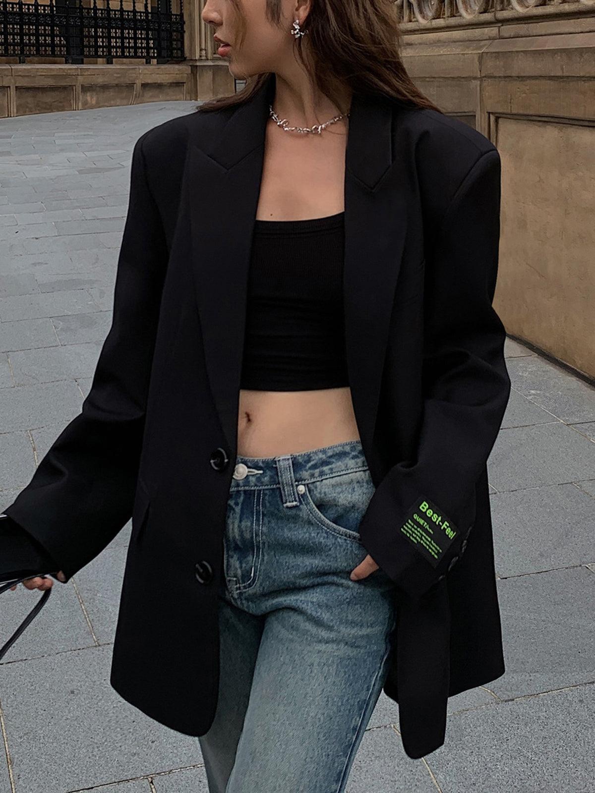 Women's Roomy Blazer for Wearing Over Knits
