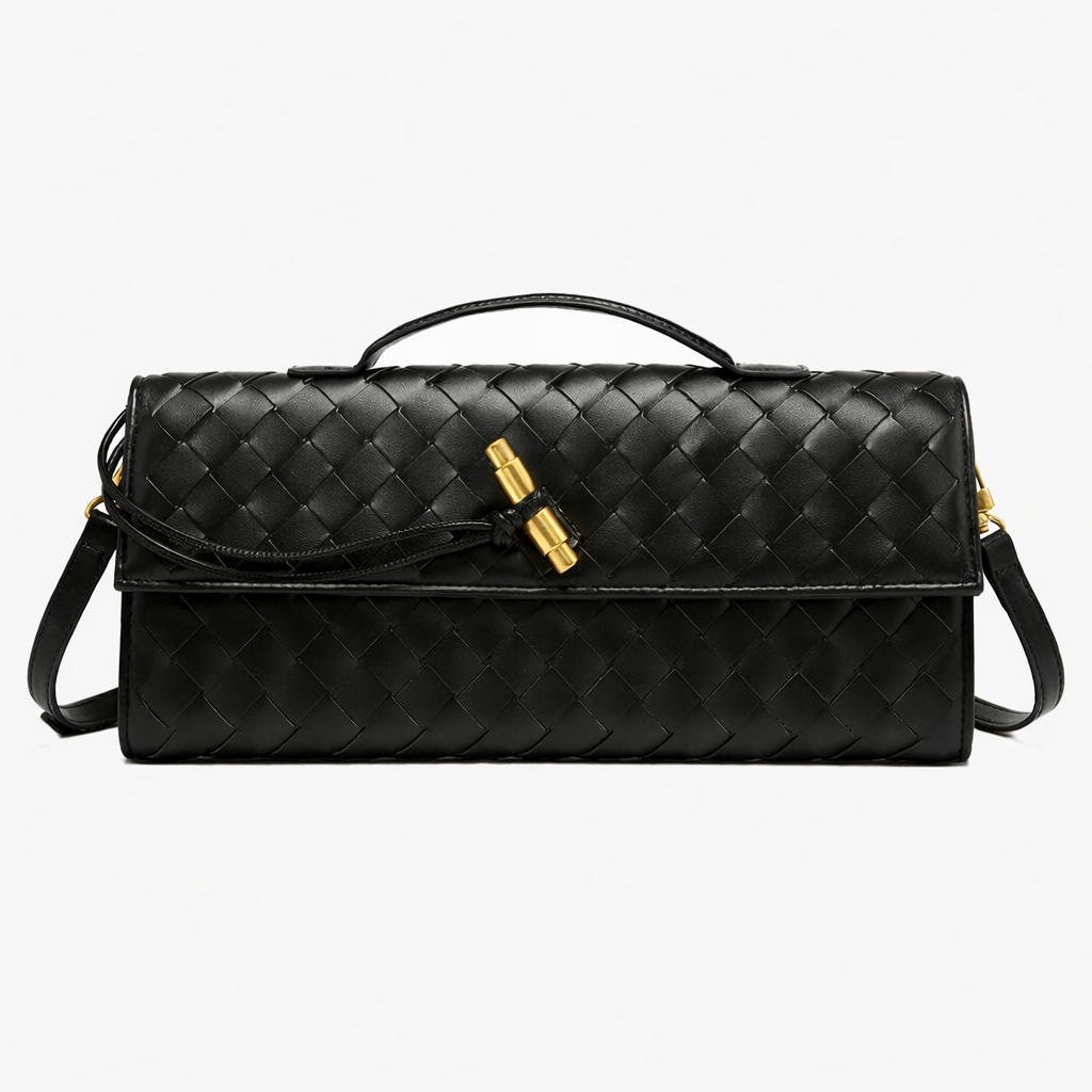 Woven Clutch Bag – Evening Shoulder Bag for Women