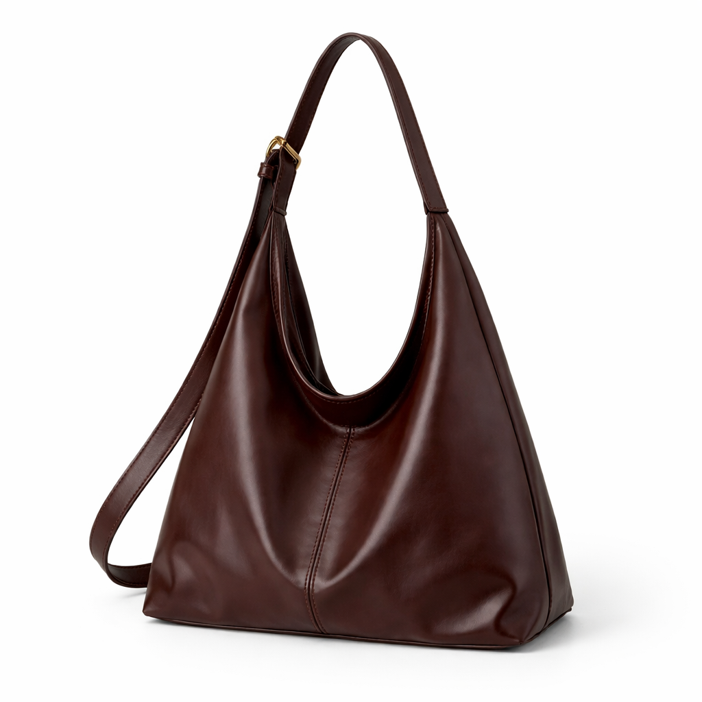 Women's Shoulder Bag – Oversized Minimalist Vegan Leather Bag