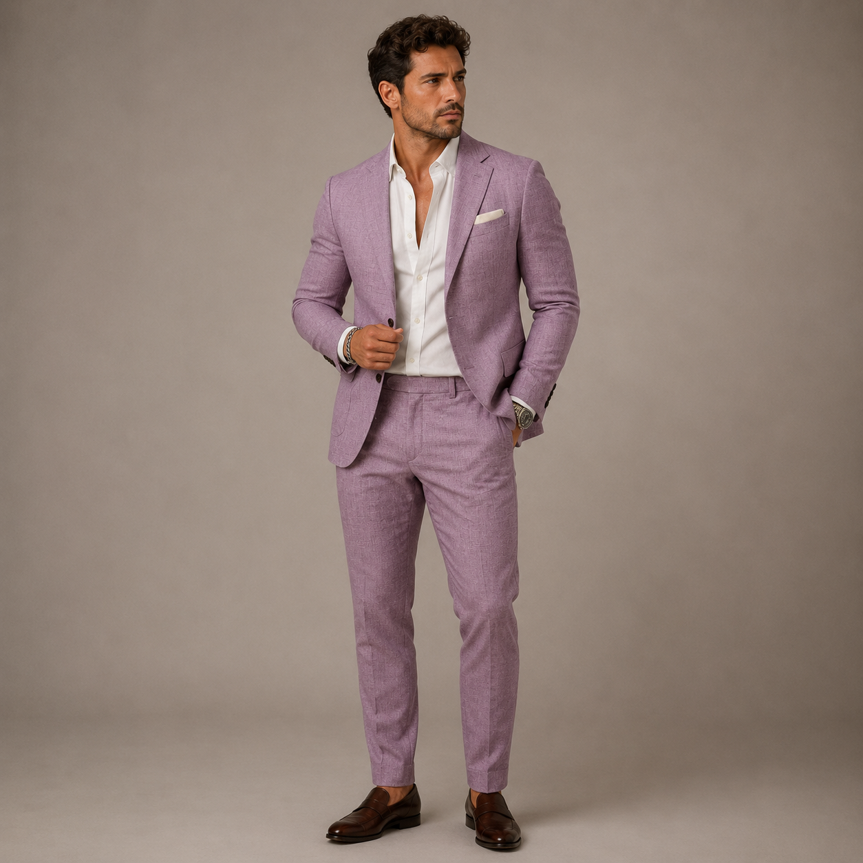 The Danforth Men’s Slim Fit Two Piece Elegant Suit Set
