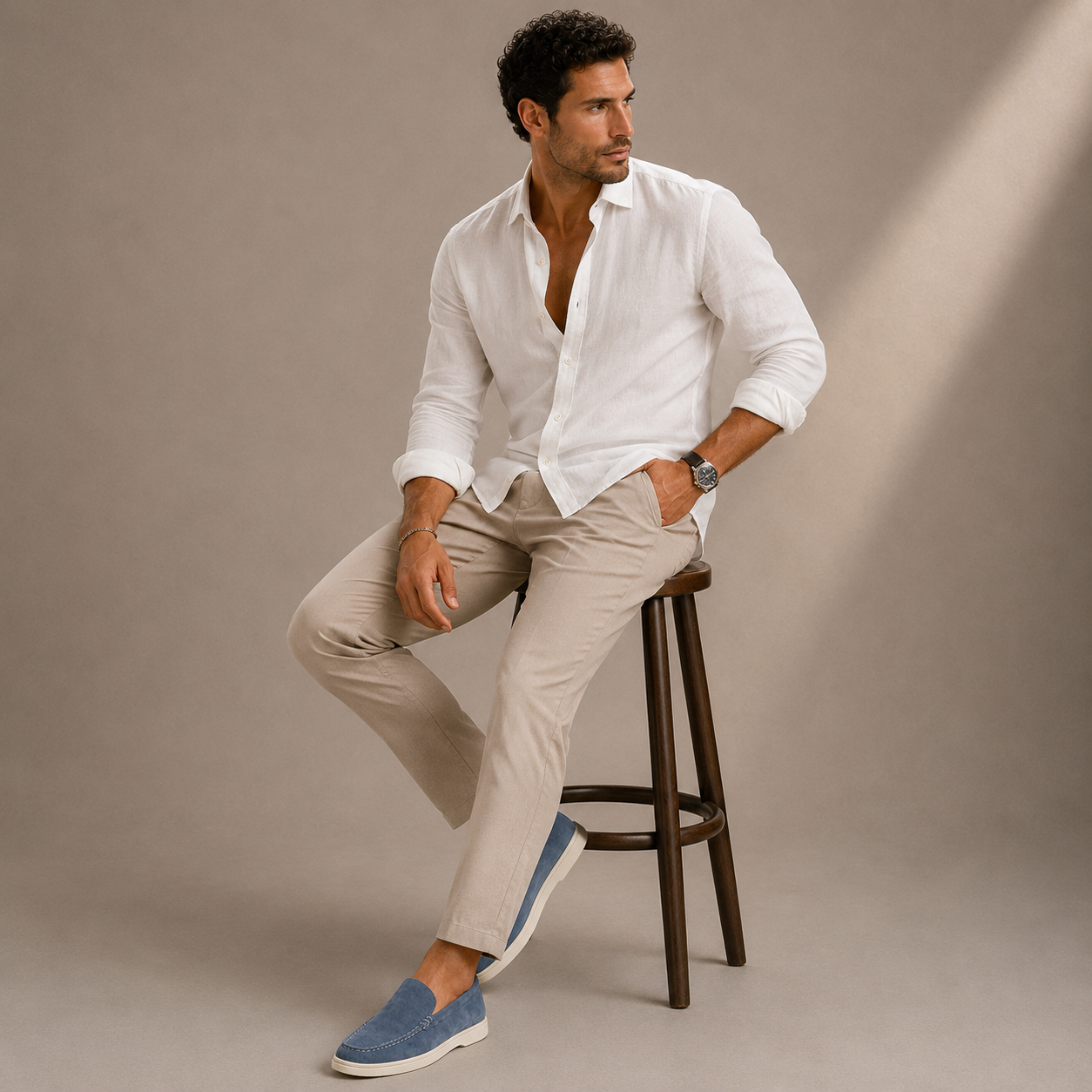 Men’s Slip On Suede Loafers