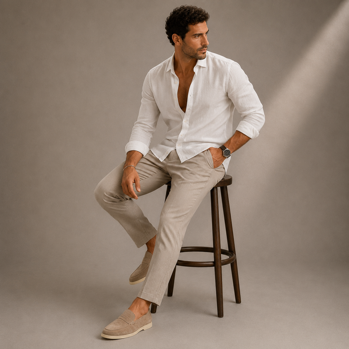 Men’s Slip On Suede Loafers