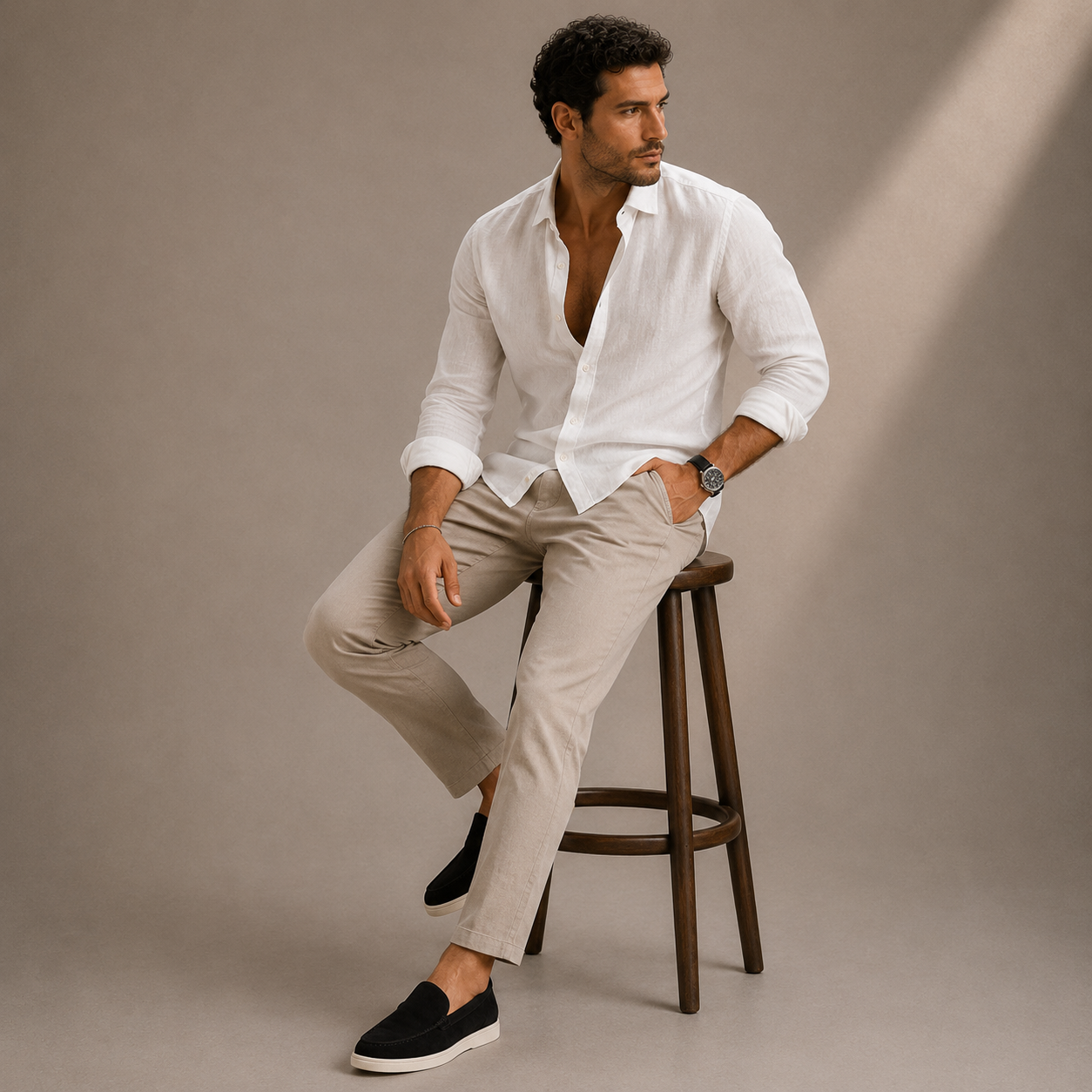 Men’s Slip On Suede Loafers