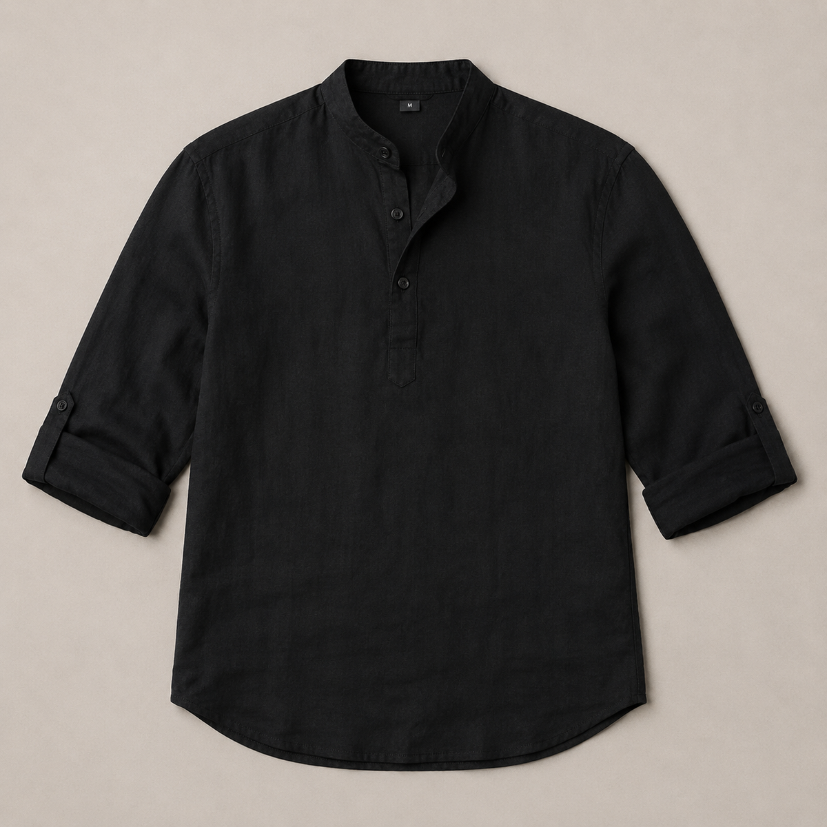 The Sydney Men's Breathable Fit Linen Collar Shirt