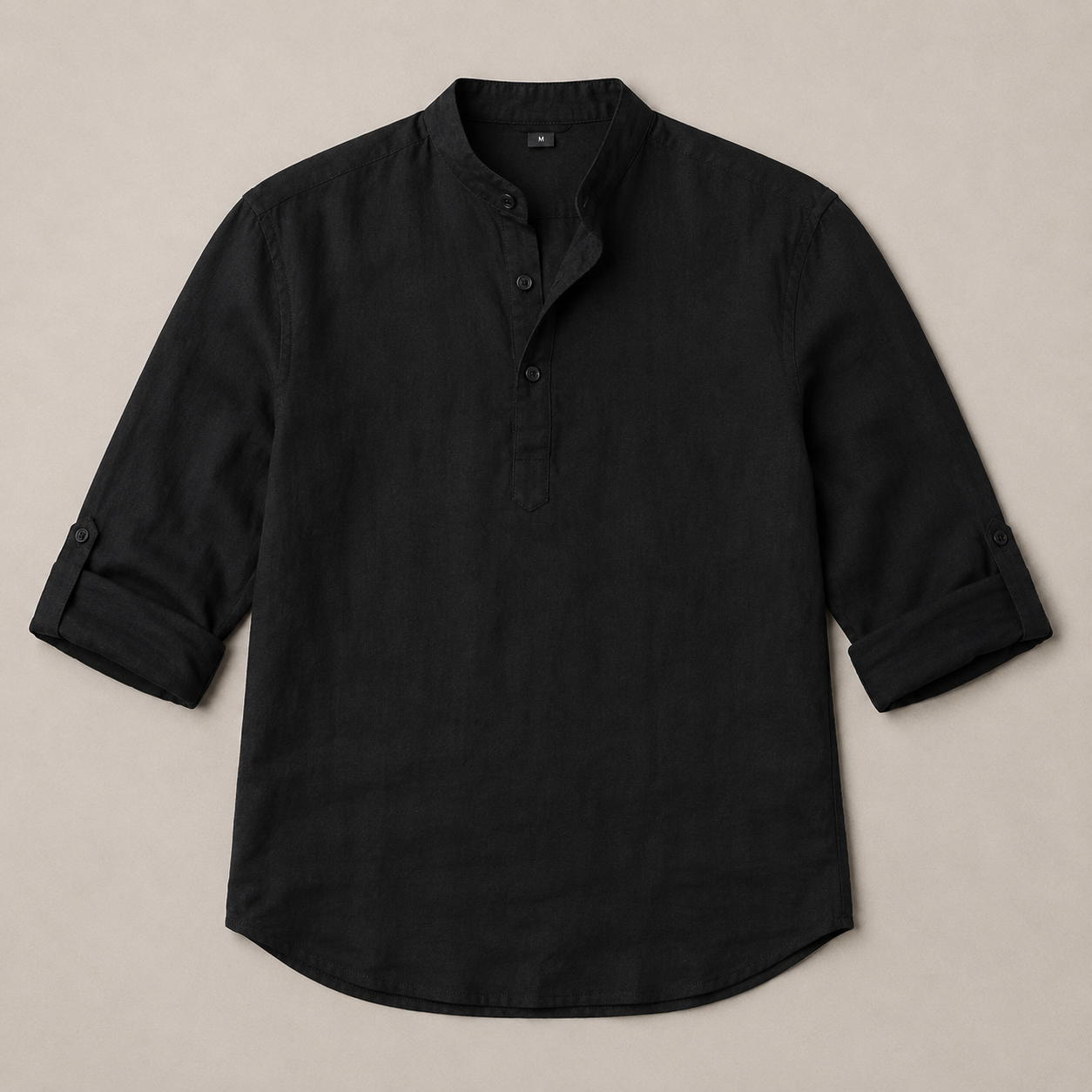 The Sydney Men's Breathable Fit Linen Collar Shirt