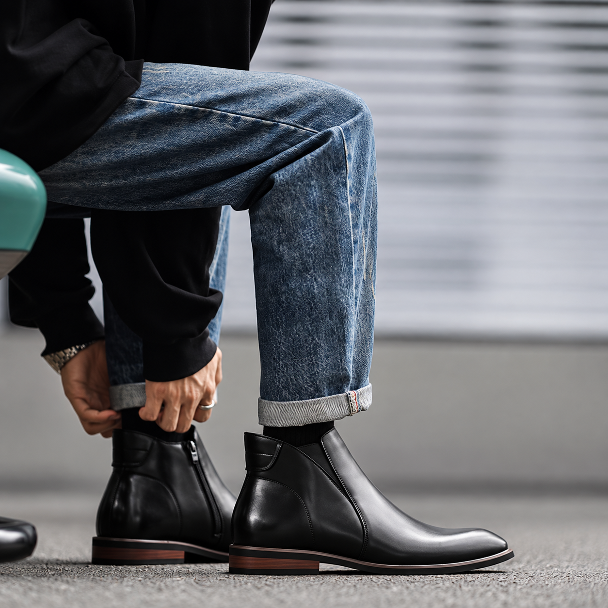 The Curzon Men's Side Zip Chelsea Boots