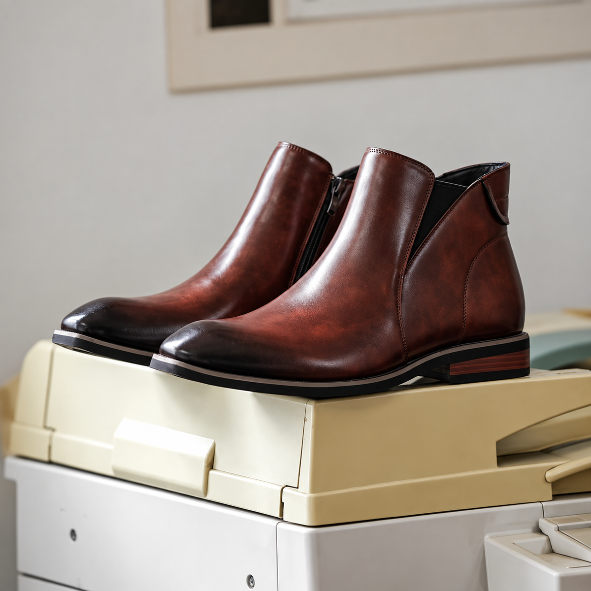 The Curzon Men's Side Zip Chelsea Boots