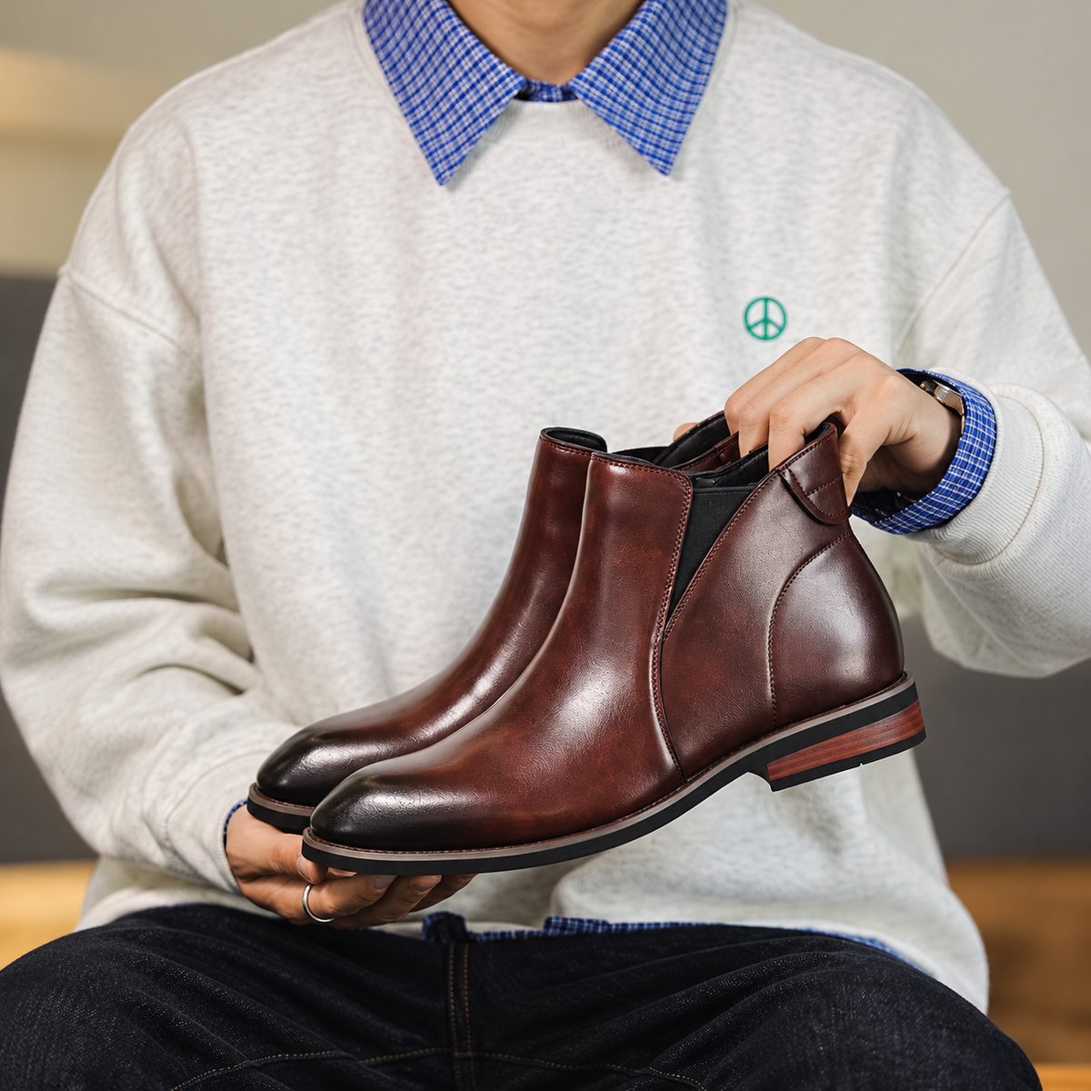 The Curzon Men's Side Zip Chelsea Boots
