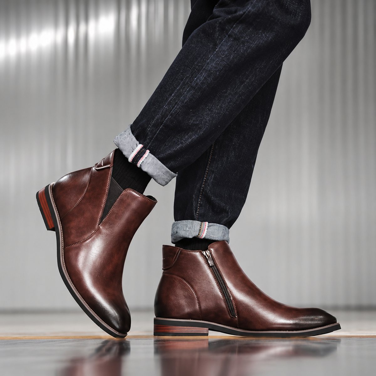 The Curzon Men's Side Zip Chelsea Boots