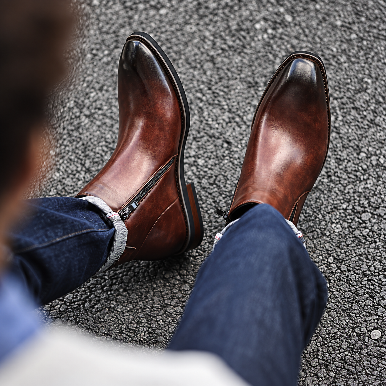 The Curzon Men's Side Zip Chelsea Boots