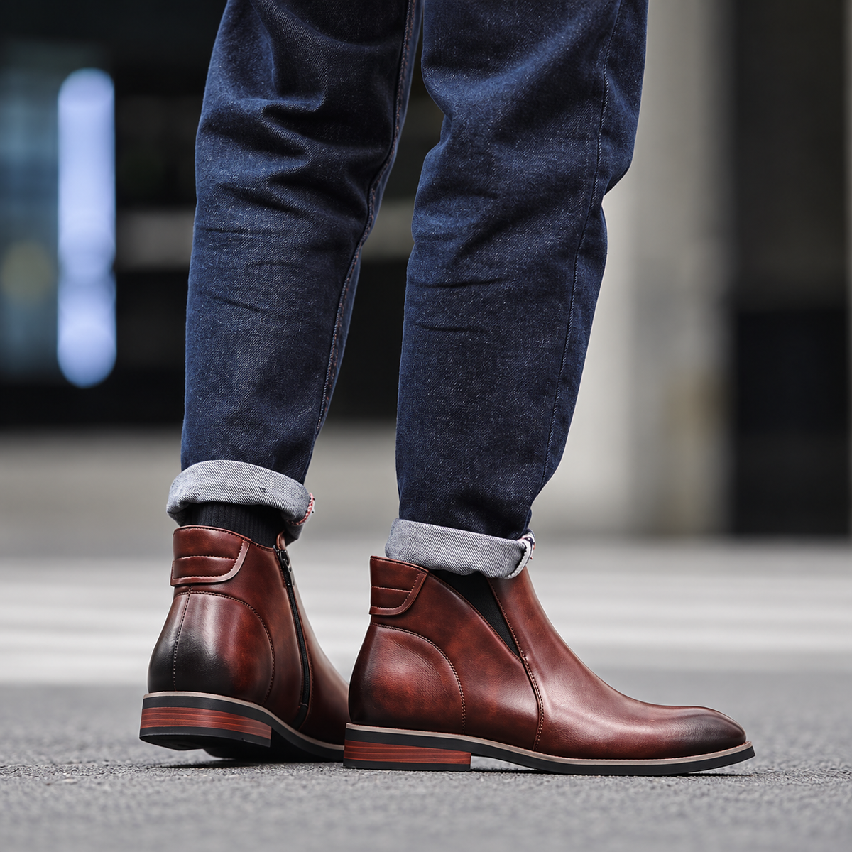 The Curzon Men's Side Zip Chelsea Boots