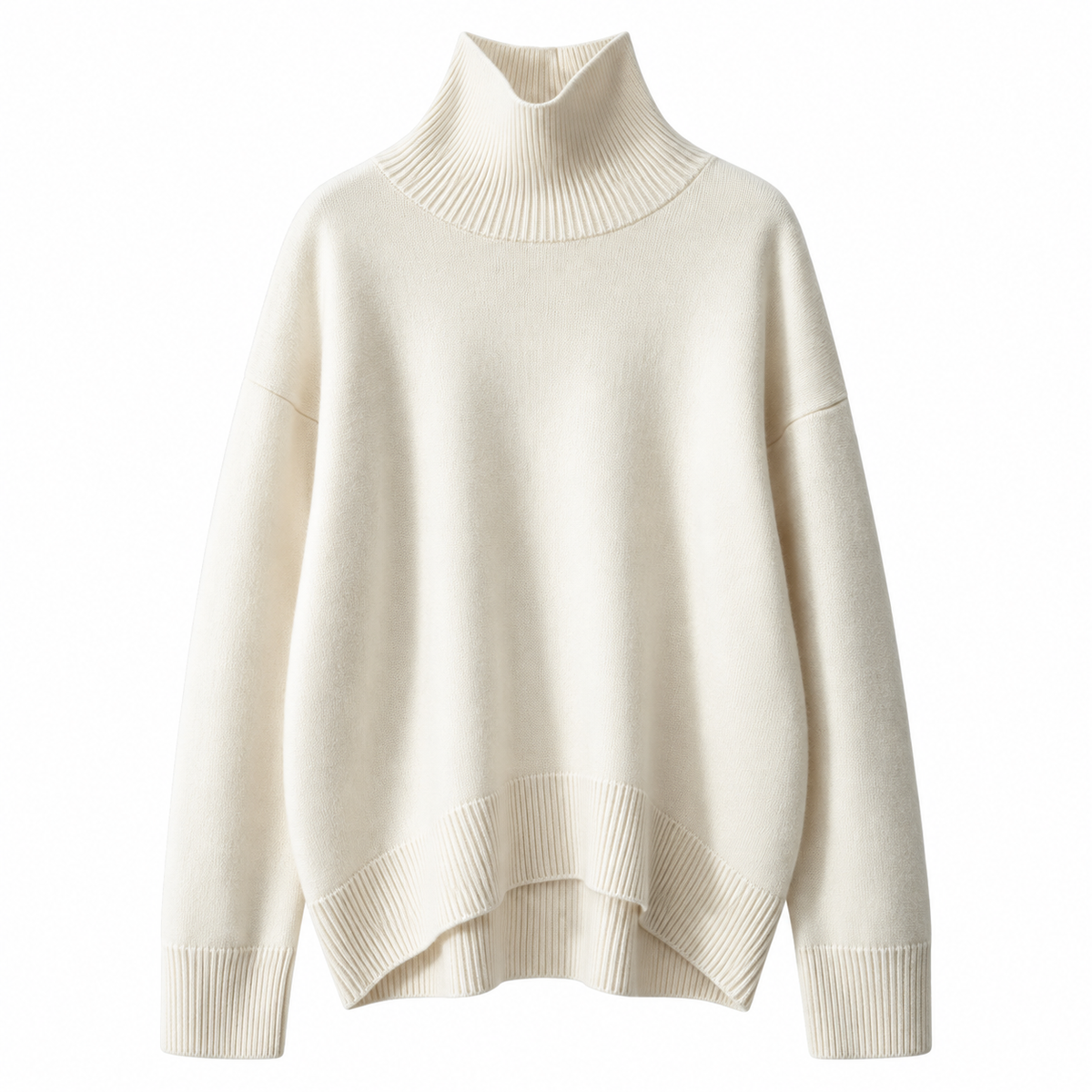 Women's Cashmere Blend High Neck Knit