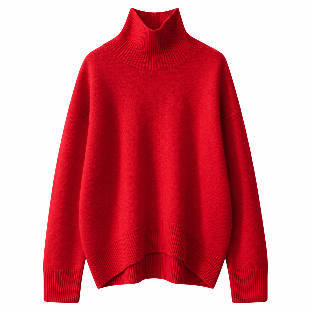 Women's Cashmere Blend High Neck Knit