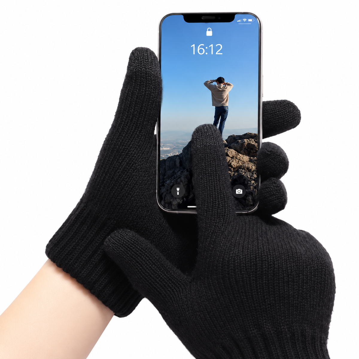 Women's Velvet Winter Gloves