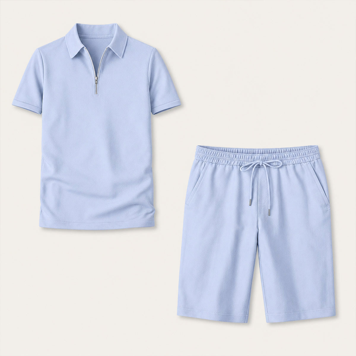 The Cliveden Men’s Elegant Polo Shirt & Shorts Set