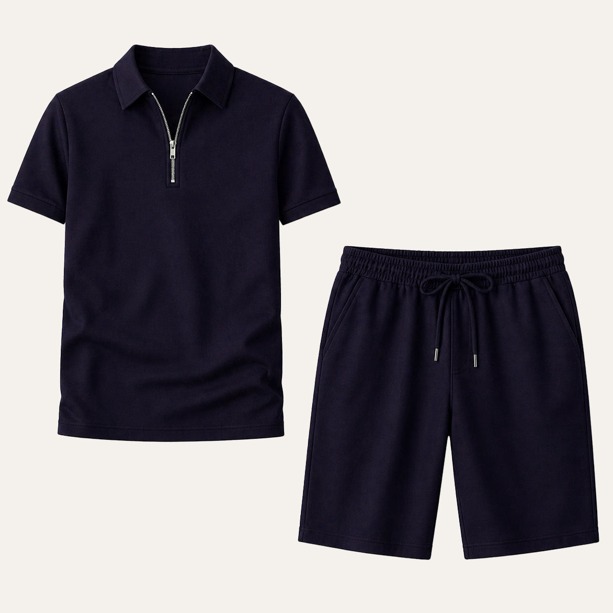 The Cliveden Men’s Elegant Polo Shirt & Shorts Set